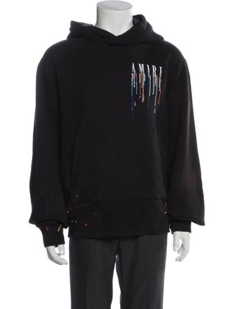 Amiri Graphic Print Crew Neck Hoodie