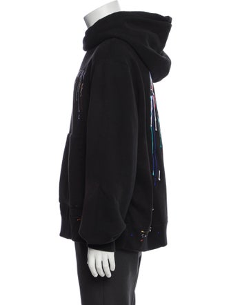 Amiri Graphic Print Crew Neck Hoodie