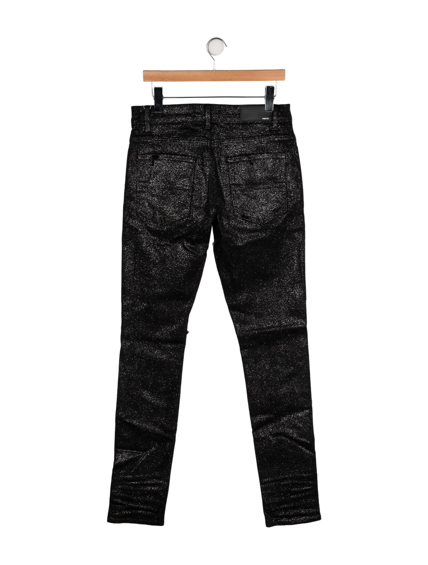 Amiri High-Rise Straight Leg Jeans