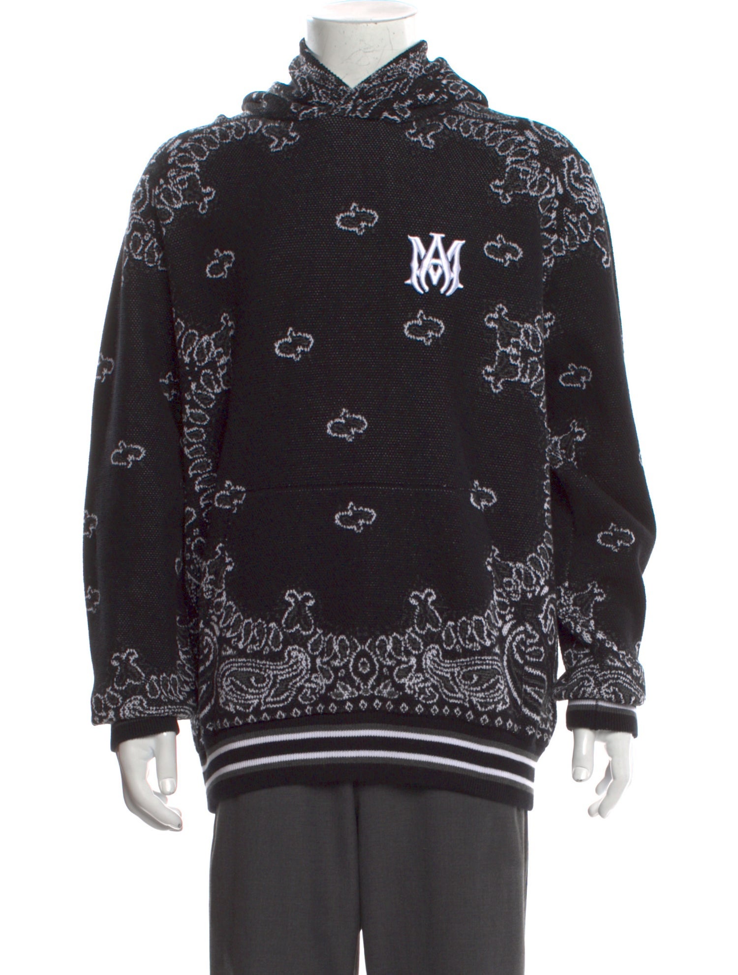 Amiri Graphic Print Crew Neck Hoodie