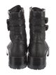 Amiri Embossed Leather Combat Boots
