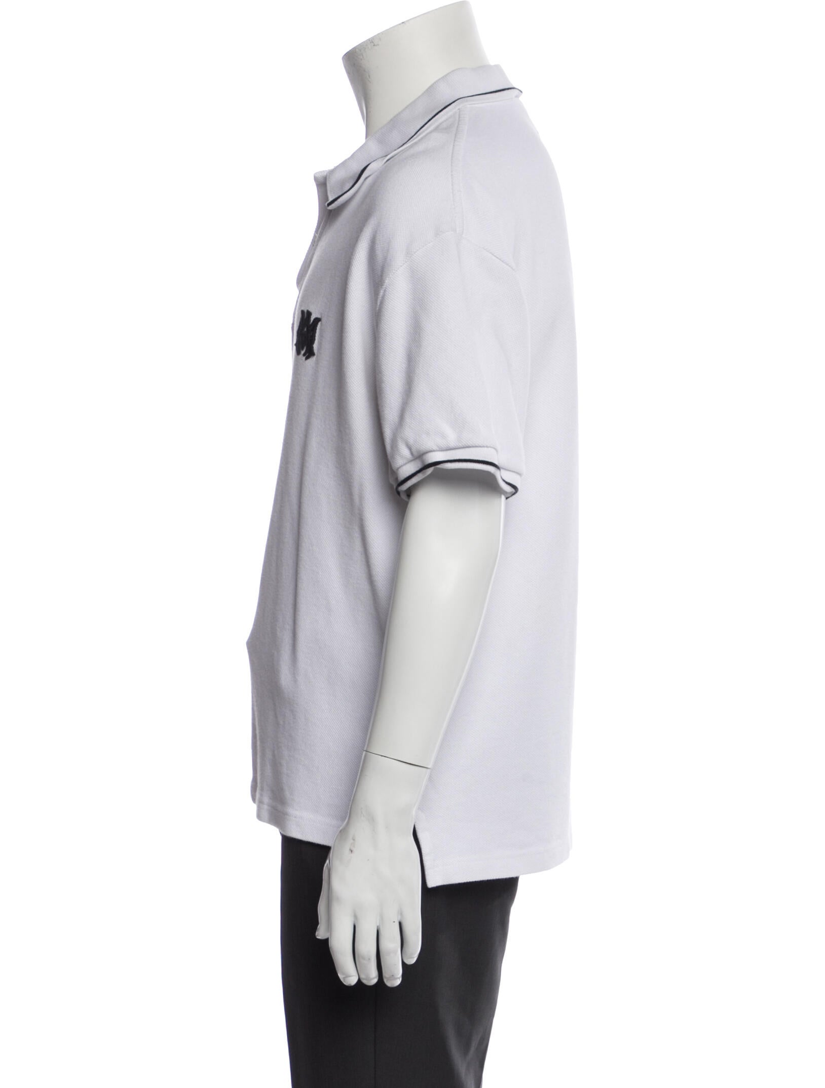 Amiri Crew Neck Short Sleeve Polo Shirt