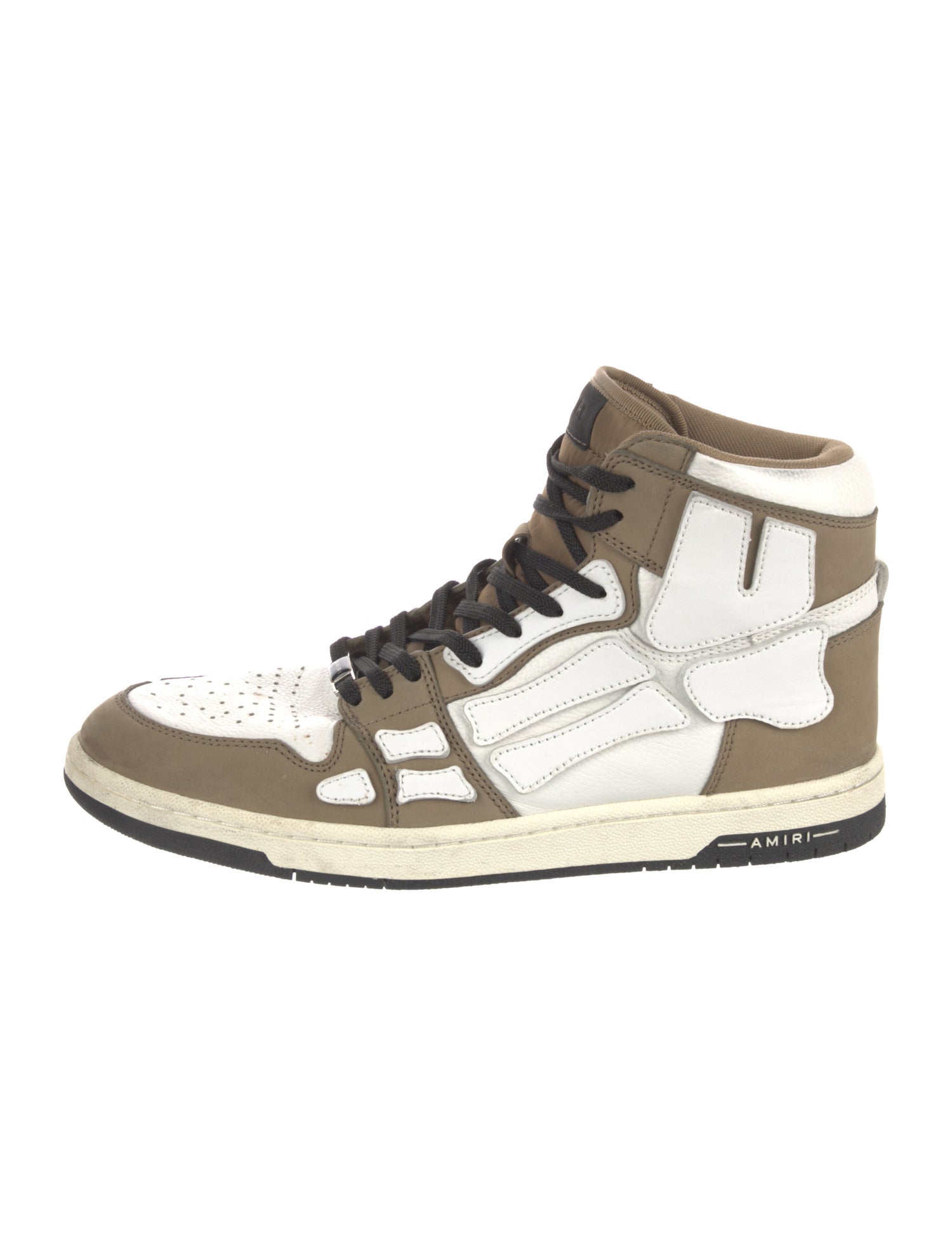 Amiri Leather Printed Sneakers