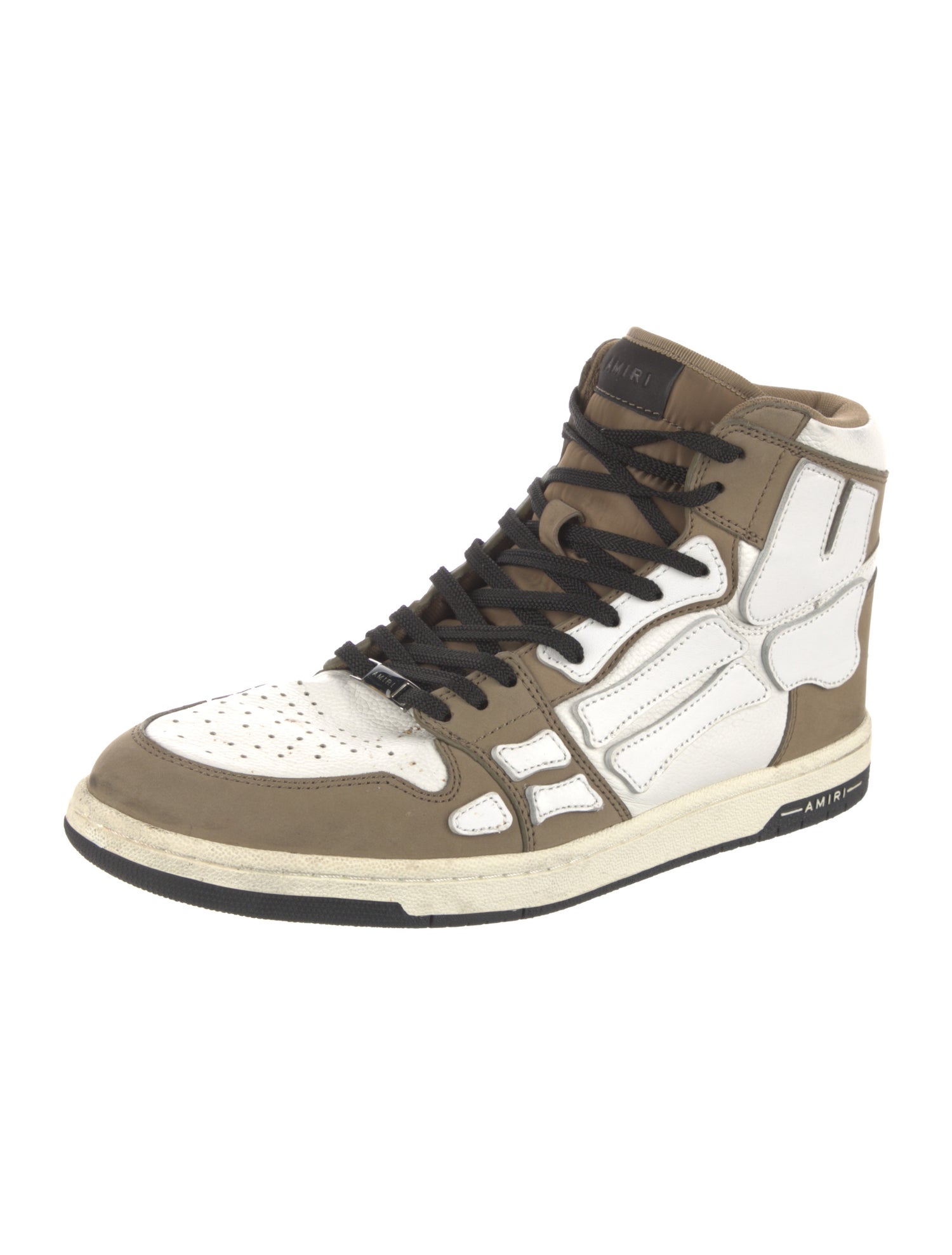 Amiri Leather Printed Sneakers