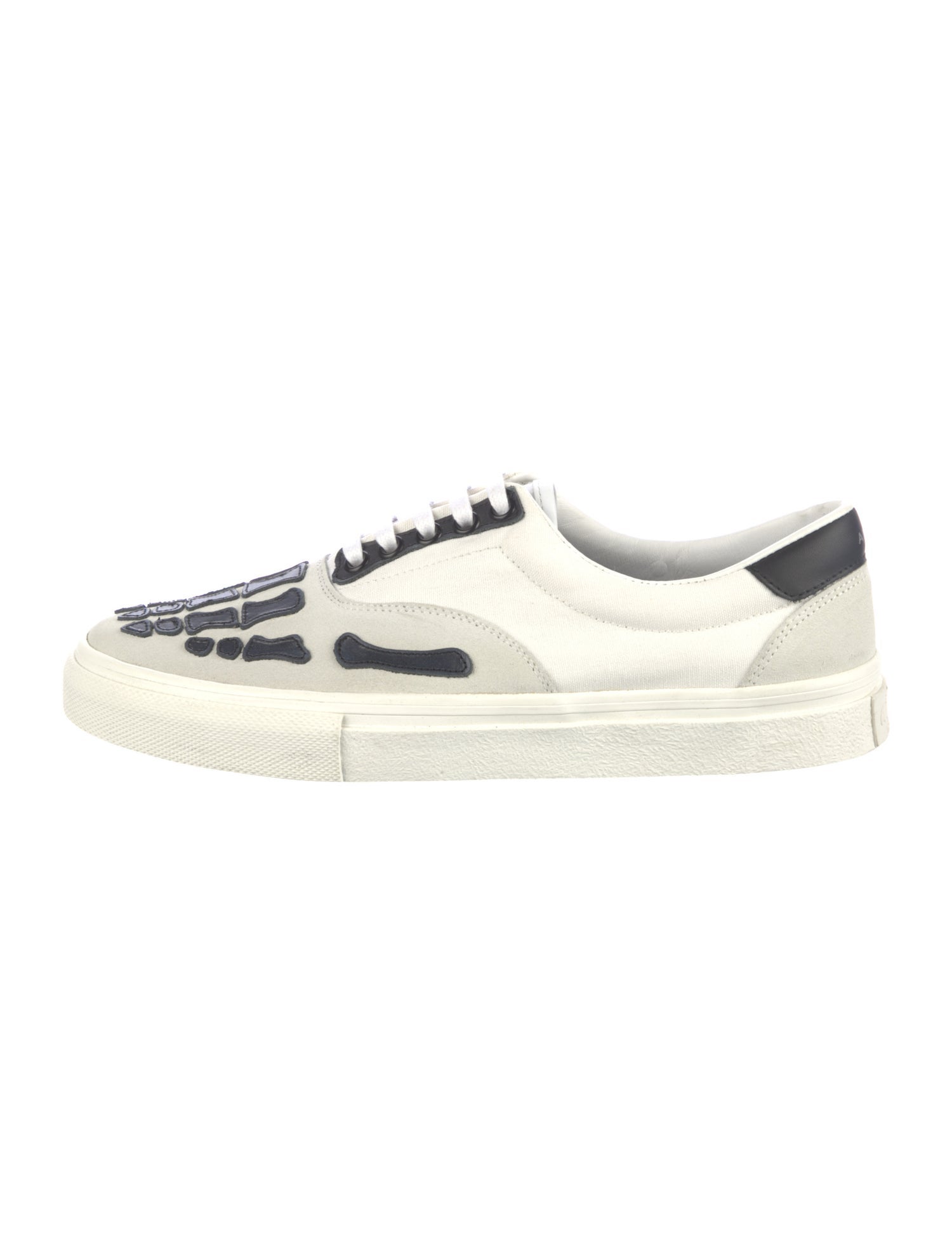 Amiri Canvas Colorblock Pattern Sneakers