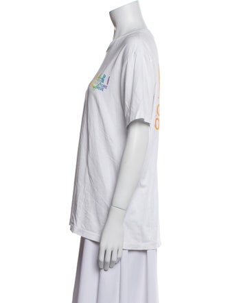 Amiri Beverly Hills Rainbow Graphic Print T-Shirt