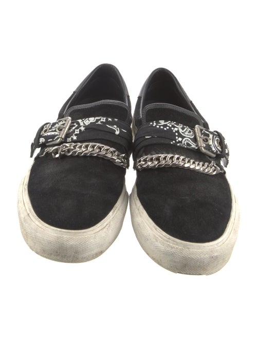 Amiri Suede Printed Sneakers