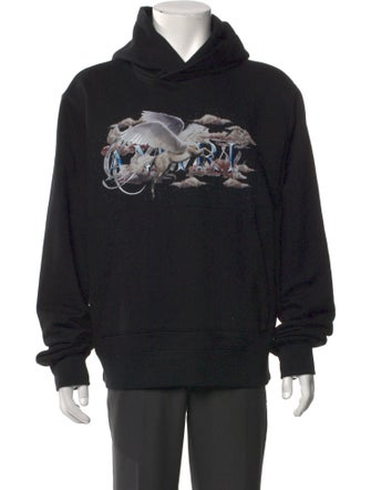Amiri Graphic Print Crew Neck Hoodie