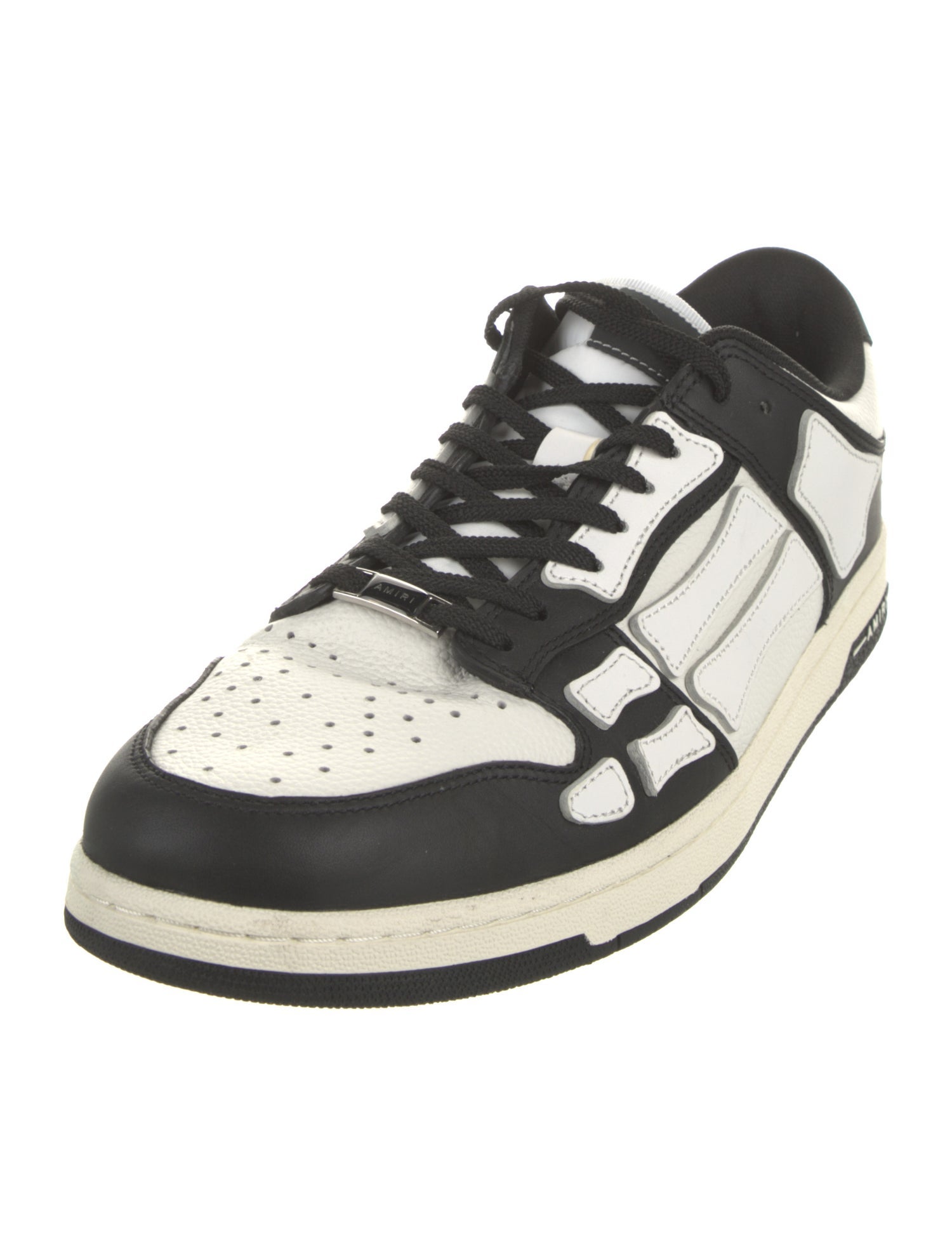 Amiri Leather Printed Sneakers