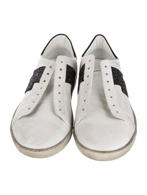 Amiri Leather Printed Sneakers