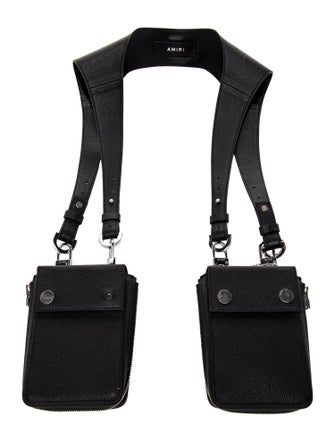 Amiri Leather Shoulder Bag