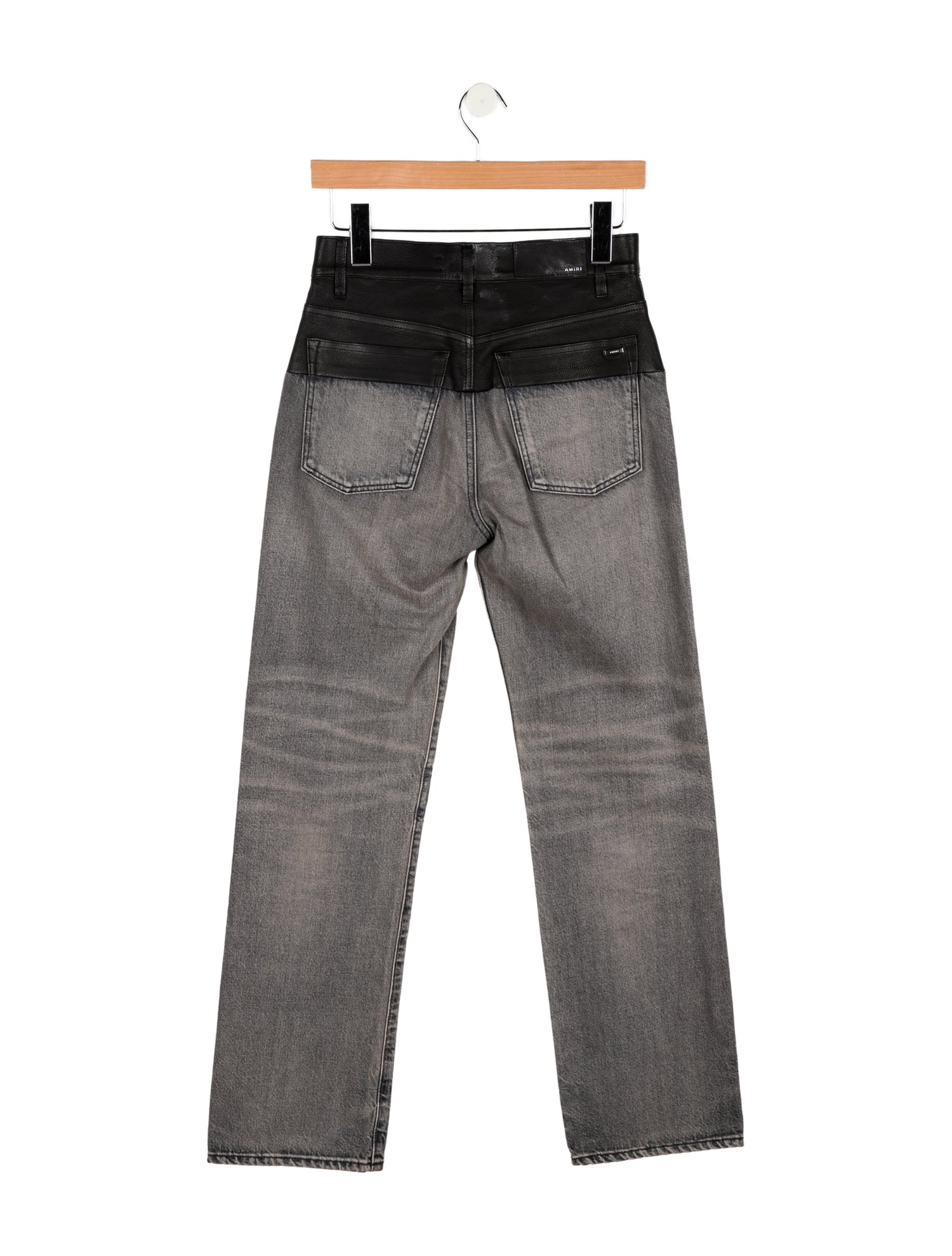 Amiri High-Rise Straight Leg Jeans