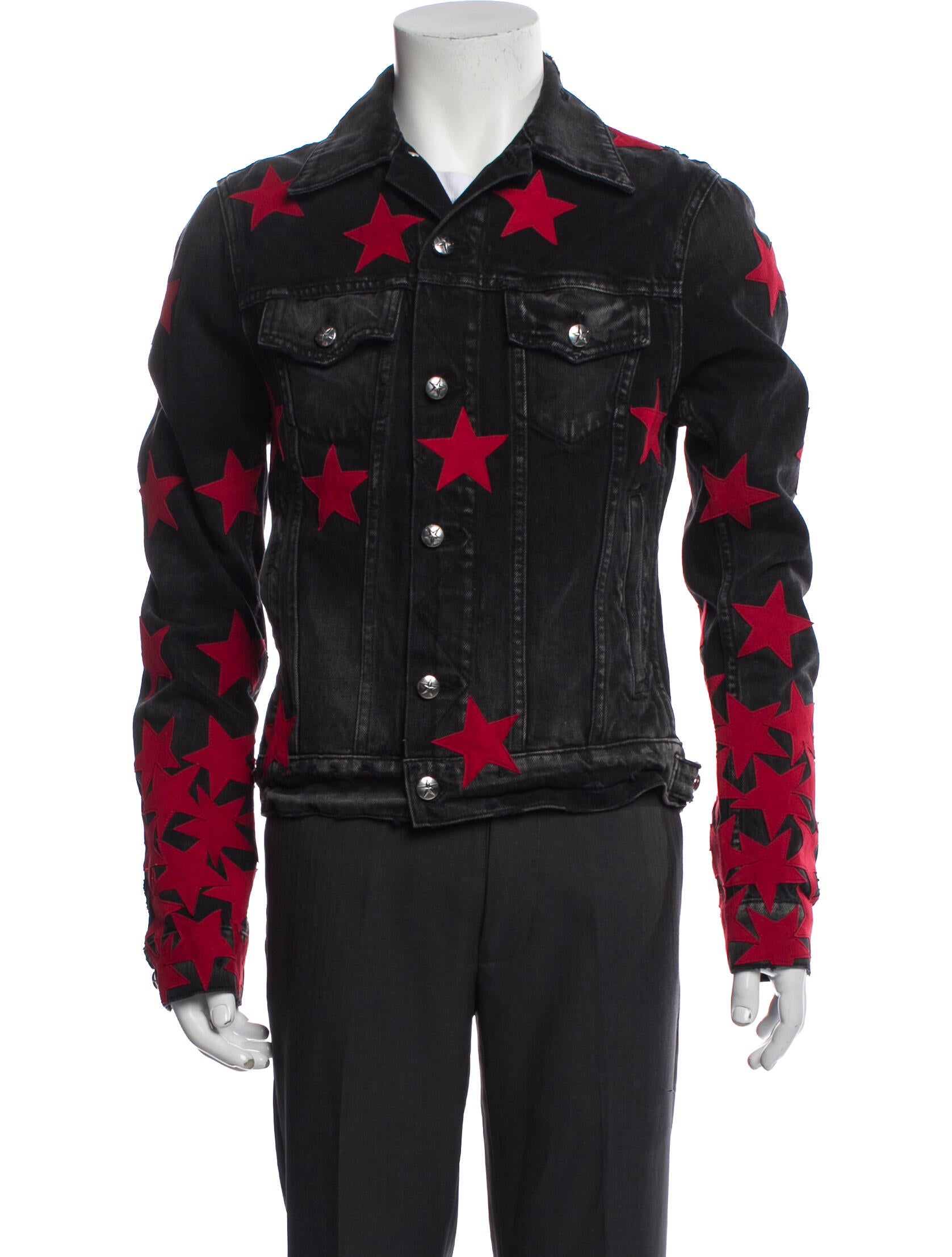 Amiri Printed Denim Jacket w/ Tags