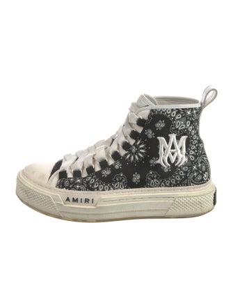 Amiri Canvas Printed Sneakers
