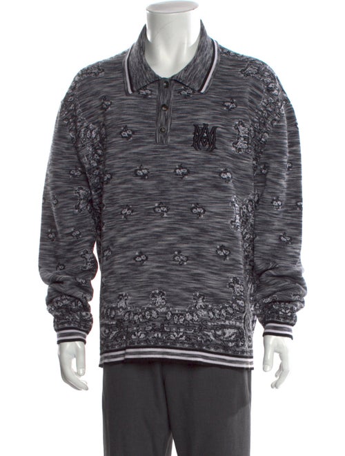 Amiri Printed V-Neck Cardigan