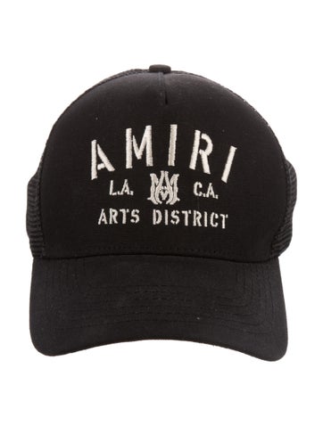 Amiri Hats Logo Embroidered Trucker Hat
