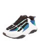 Amiri Leather Colorblock Pattern Chunky Sneakers