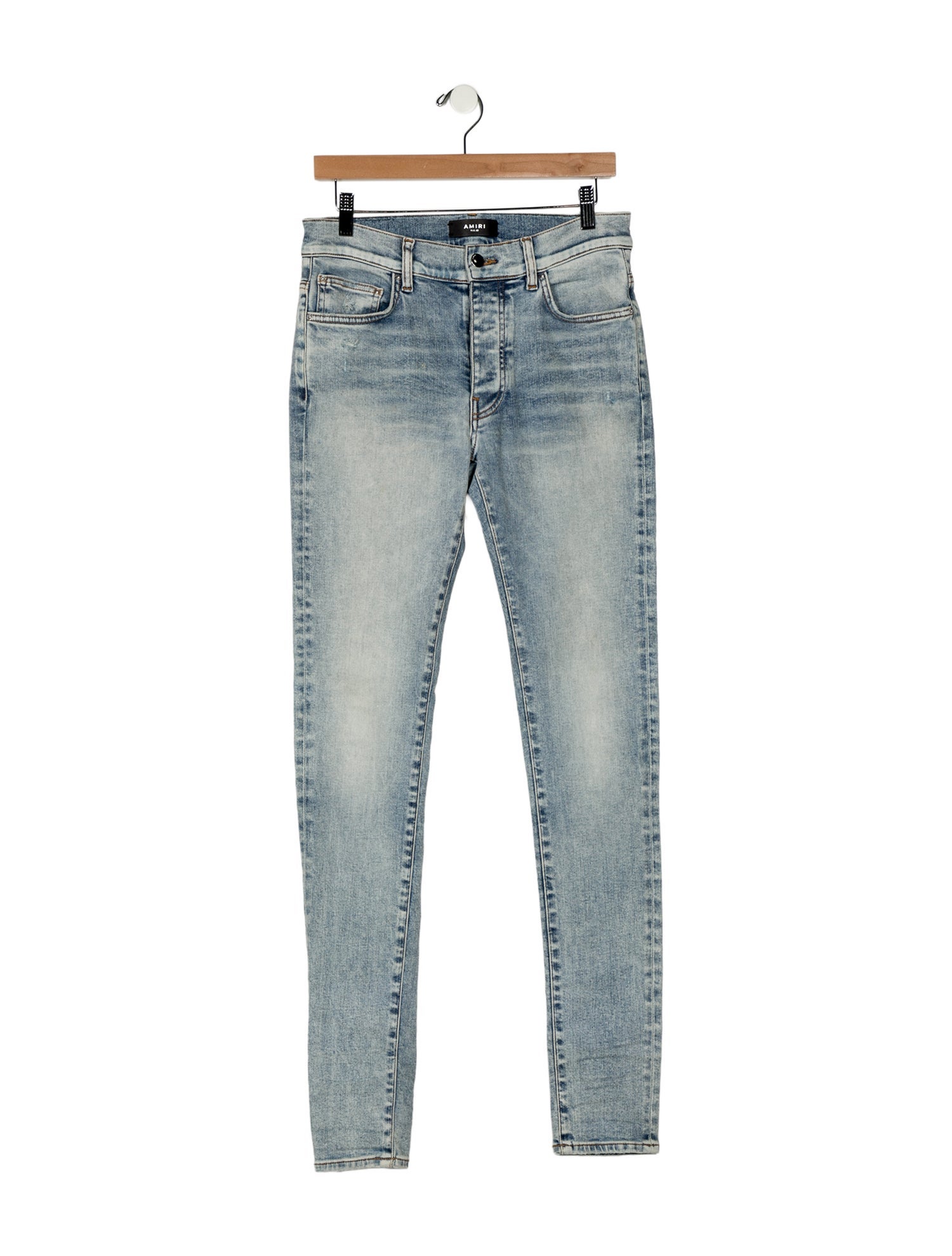 Amiri Signature Logo Skinny Jeans