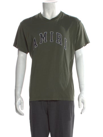 Amiri T-Shirts Graphic Print Crew Neck T-Shirt XS