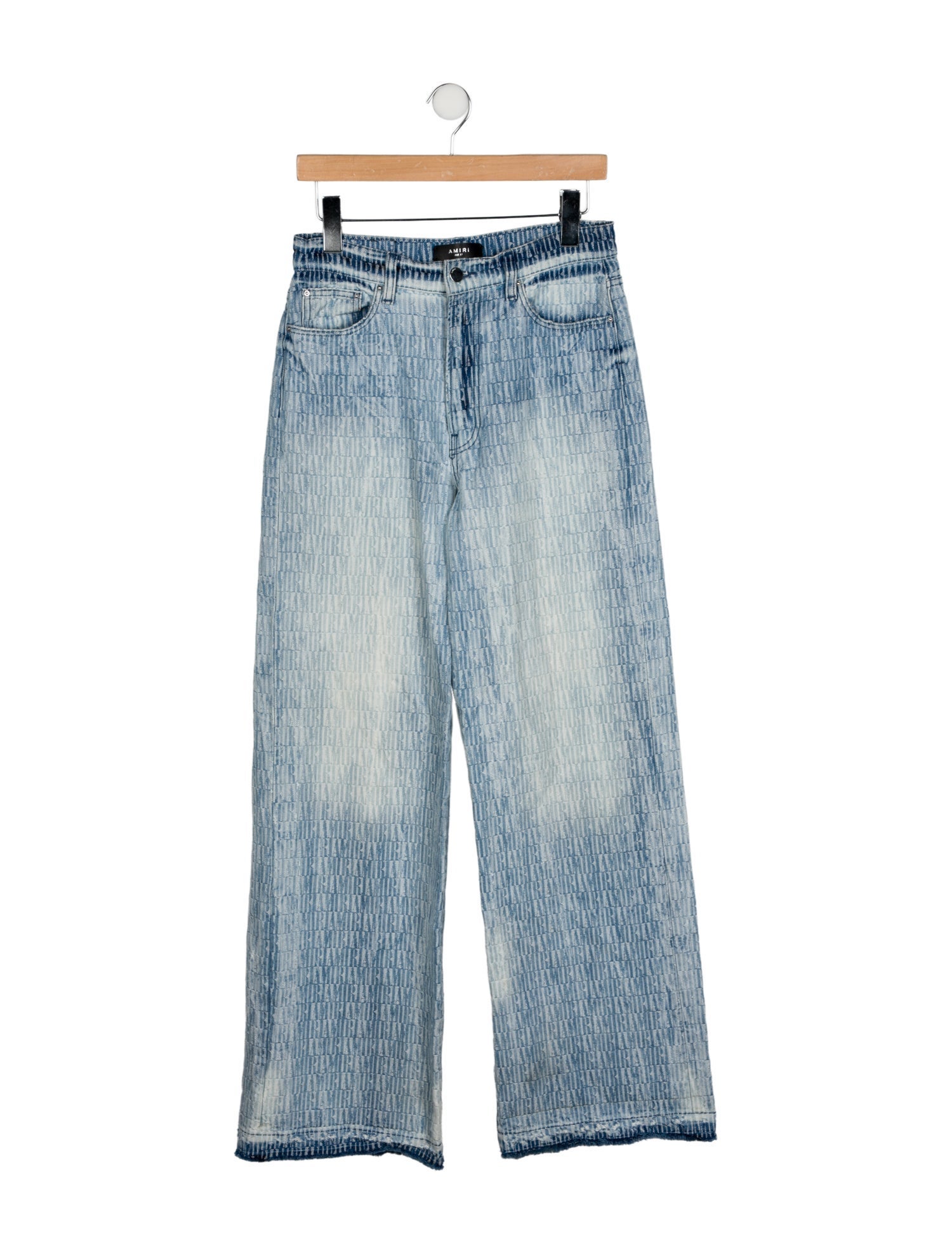 Amiri High-Rise Wide Leg Jeans