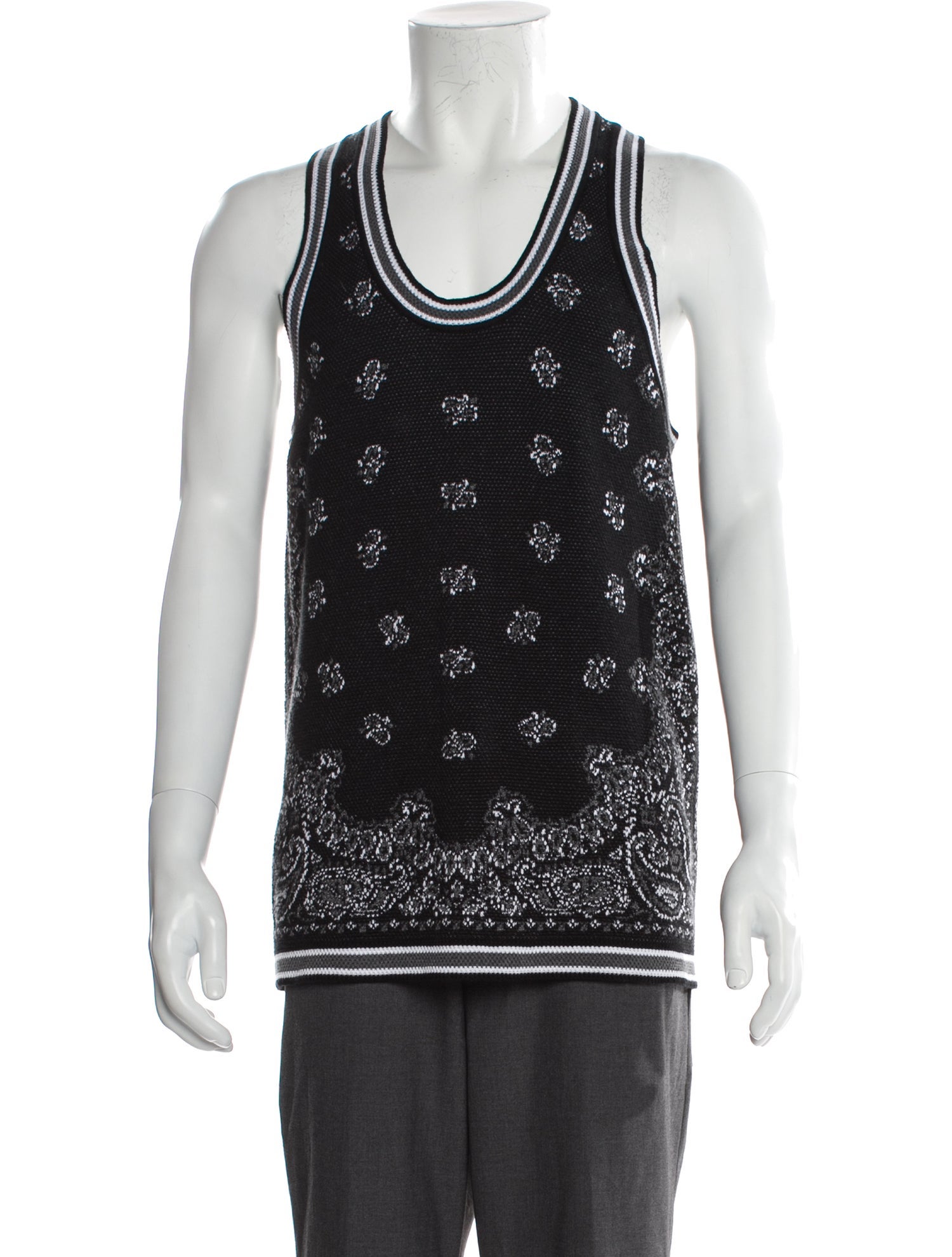 Amiri Scoop Neck Sleeveless T-Shirt w/ Tags