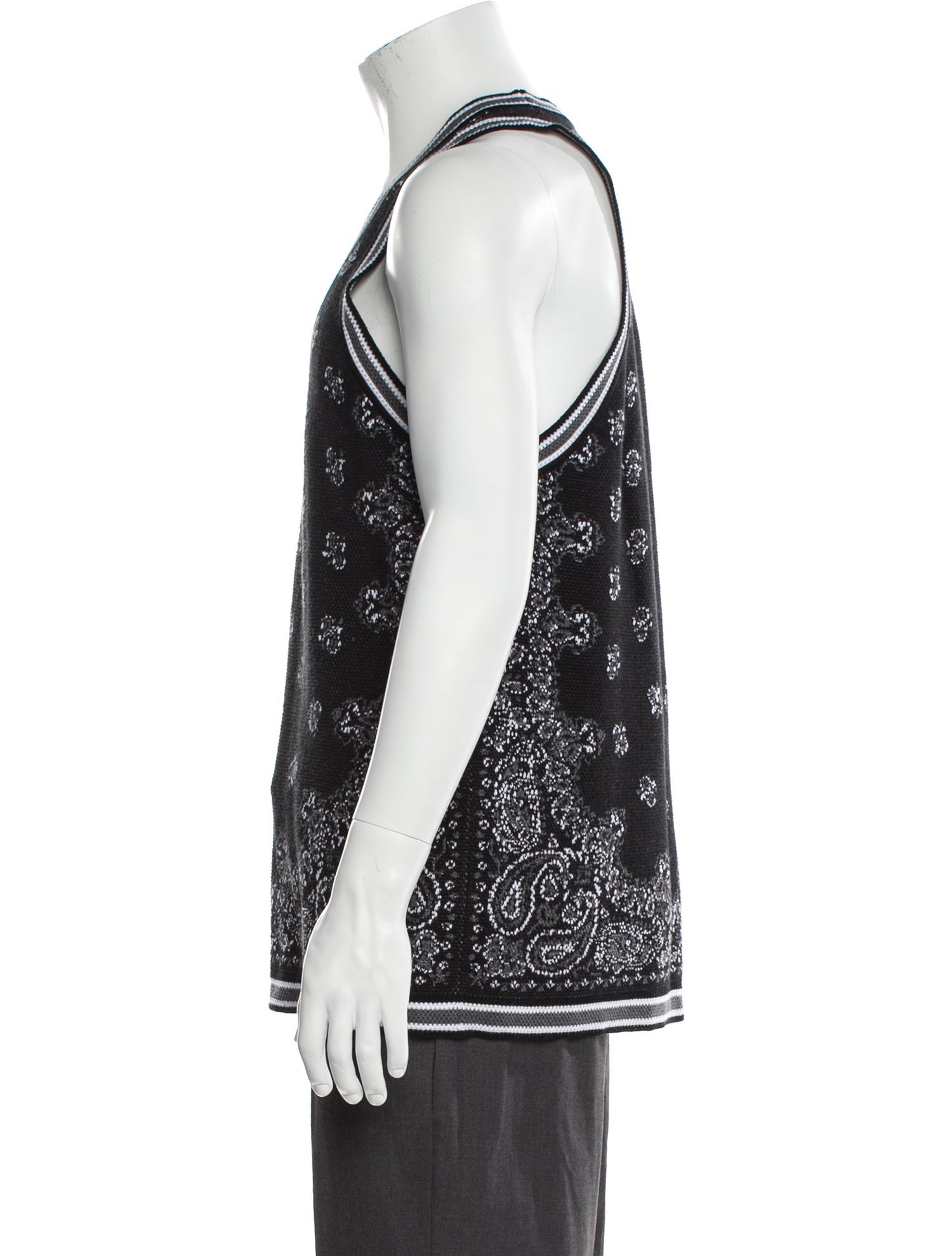 Amiri Scoop Neck Sleeveless T-Shirt w/ Tags