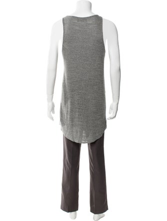 Amiri Scoop Neck Sleeveless Tank