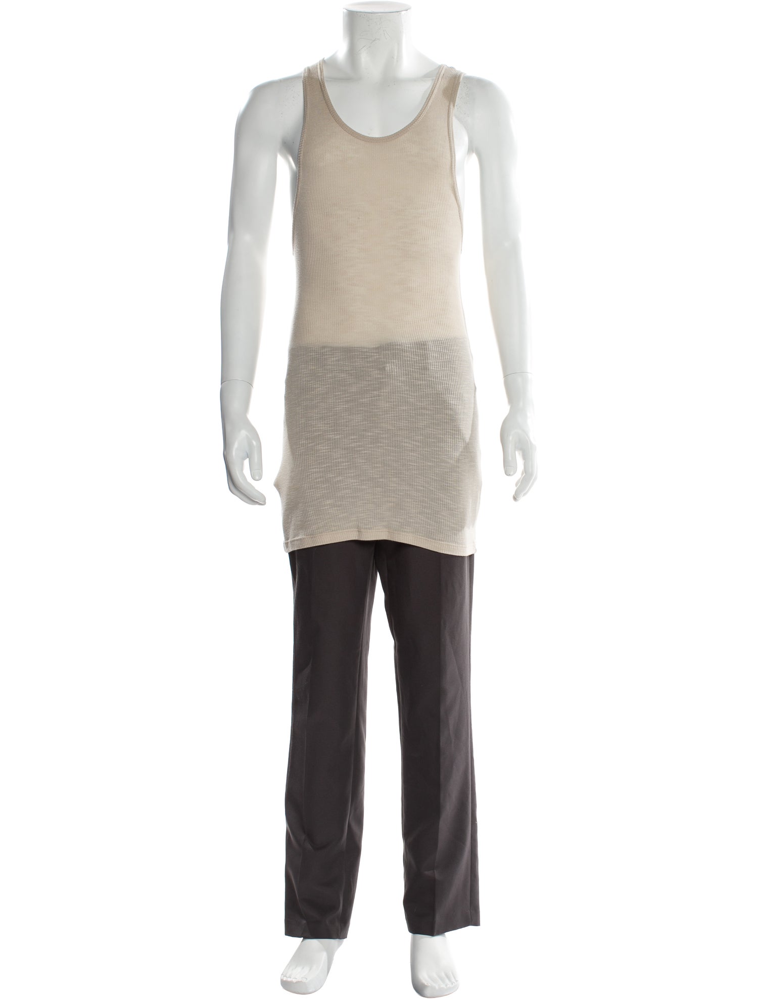 Amiri Scoop Neck Sleeveless T-Shirt