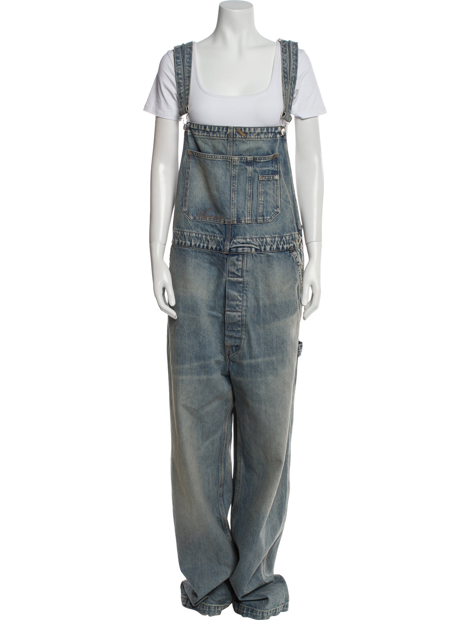 Amiri Square Neckline Jumpsuit