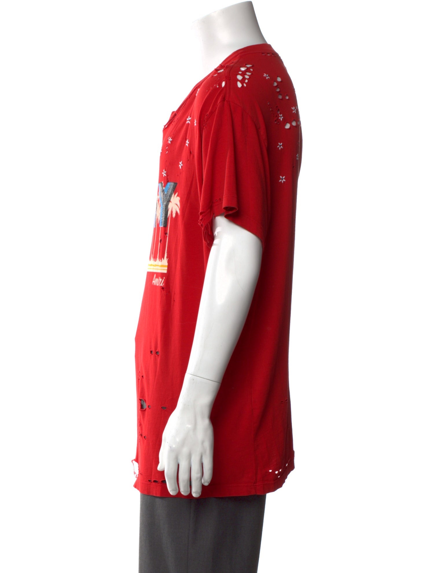 Amiri Graphic Print Crew Neck T-Shirt