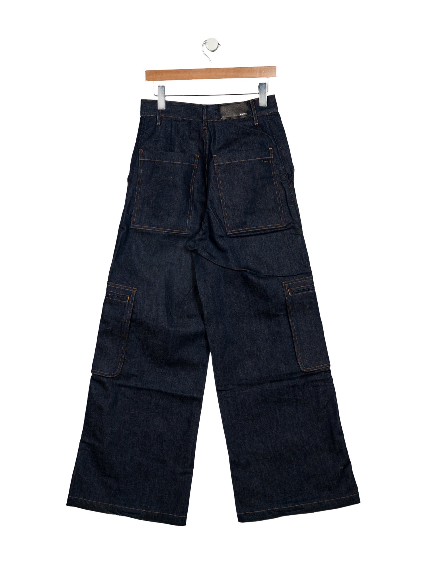 Amiri High-Rise Wide Leg Jeans