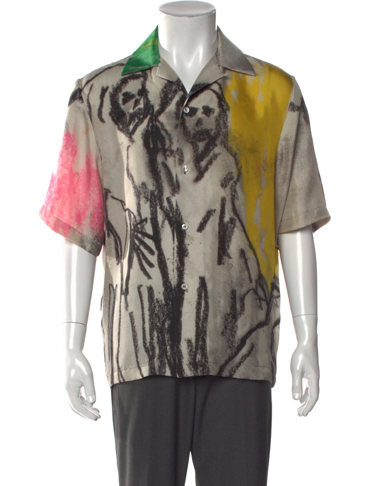 Amiri Silk Printed Shirt