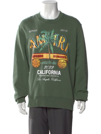 Amiri Graphic Print Crew Neck Sweatshirt