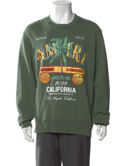 Amiri Graphic Print Crew Neck Sweatshirt