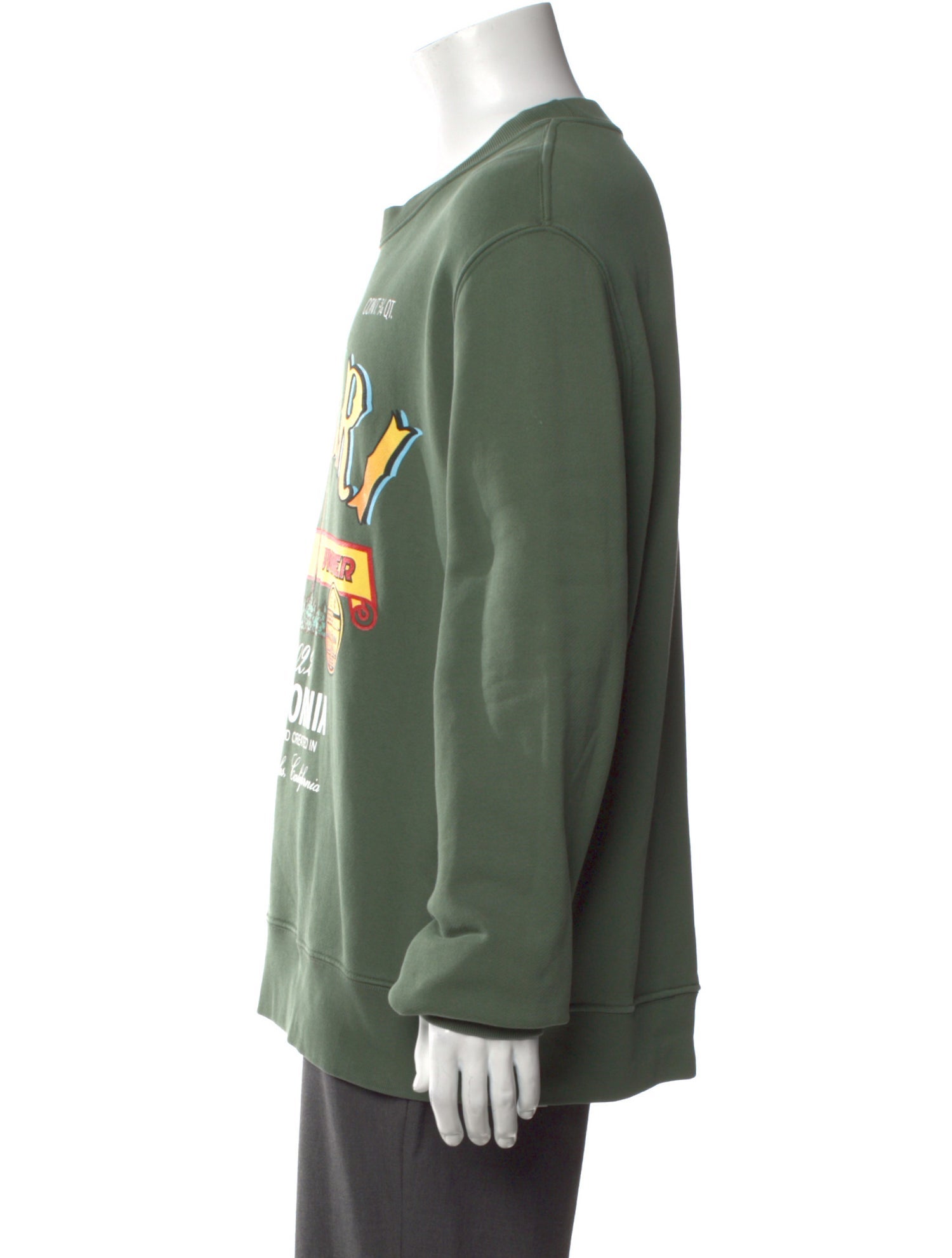 Amiri Graphic Print Crew Neck Sweatshirt