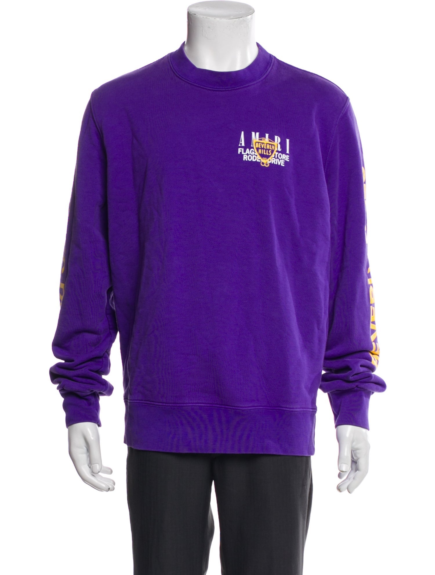 Amiri Graphic Print Crew Neck Sweatshirt