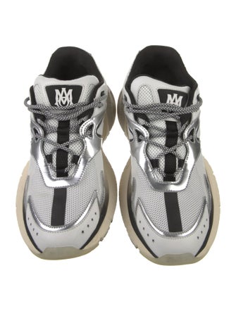 Amiri Mesh Printed Athletic Sneakers