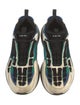 Amiri Leather Colorblock Pattern Chunky Sneakers