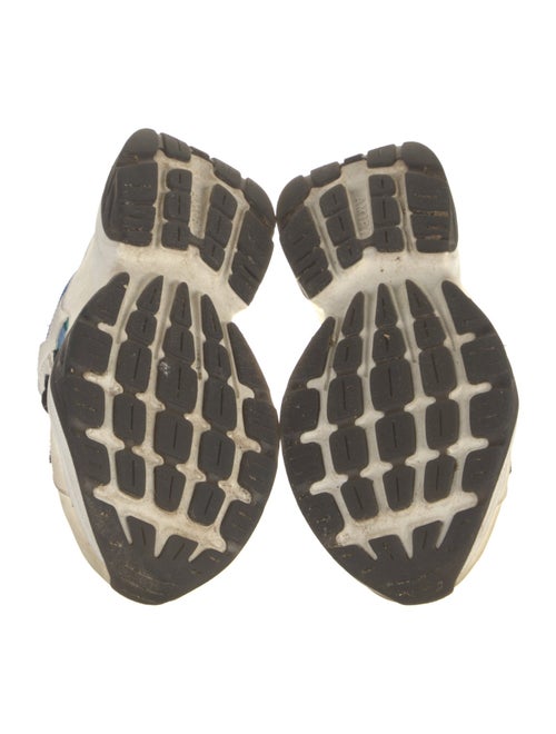 Amiri Leather Colorblock Pattern Chunky Sneakers