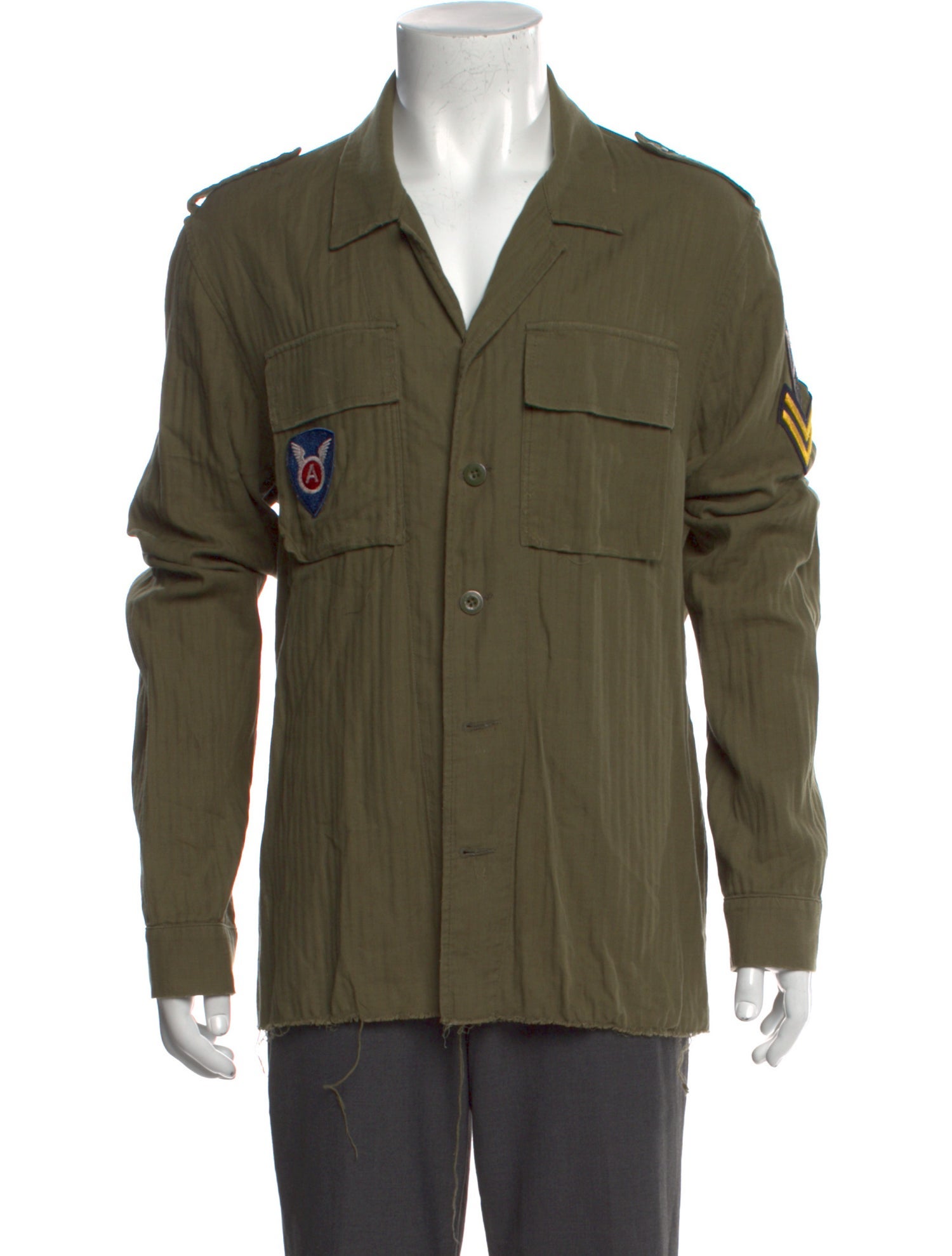 Amiri V-Neck Long Sleeve Cardigan