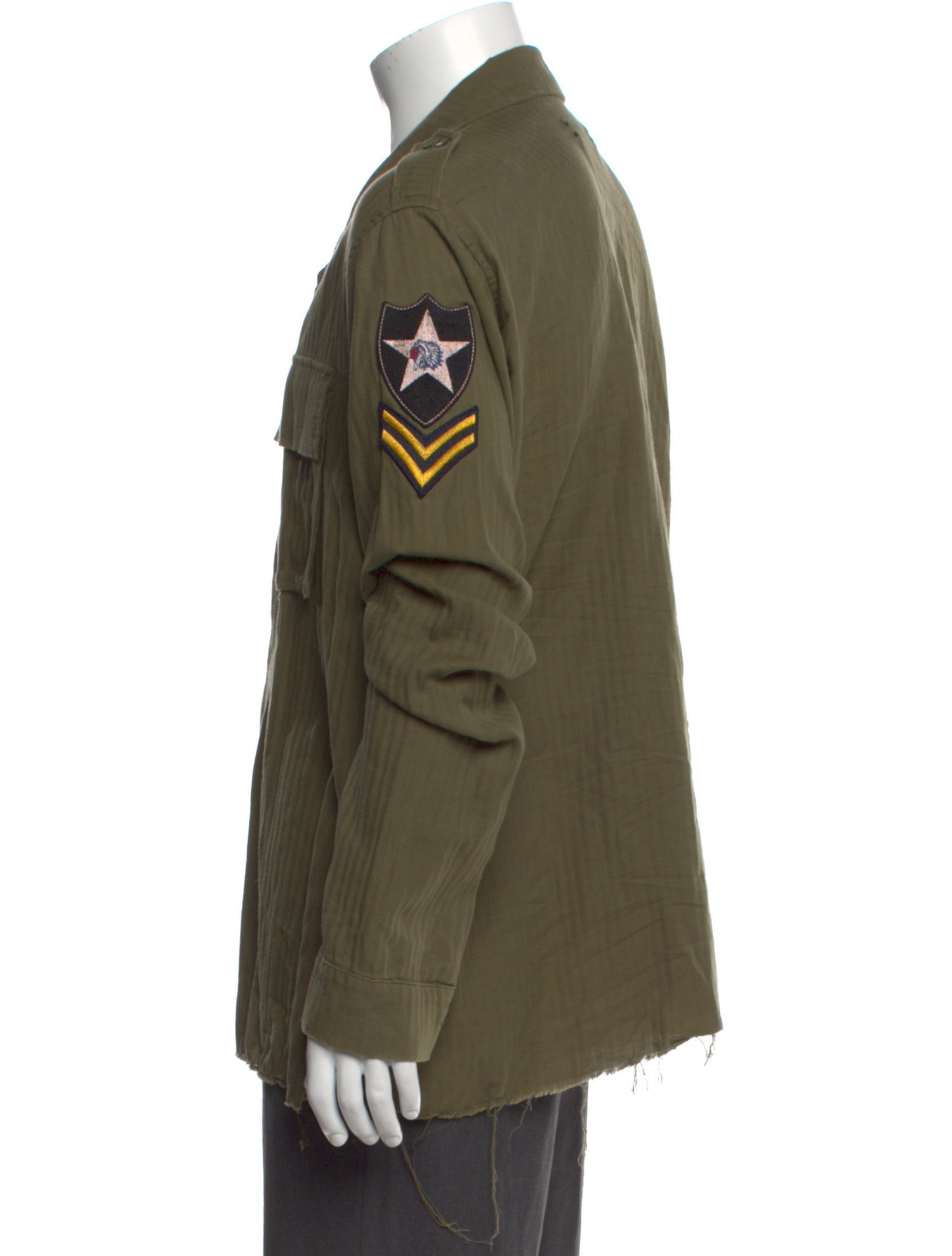 Amiri V-Neck Long Sleeve Cardigan