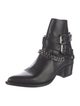 Amiri Chain-Link Accent Leather Boots