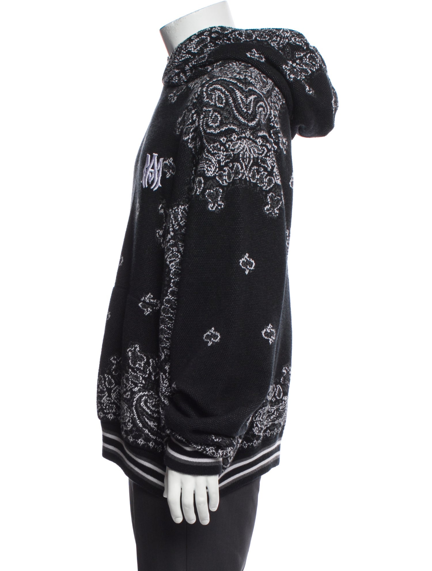 Amiri Printed Crew Neck Hoodie