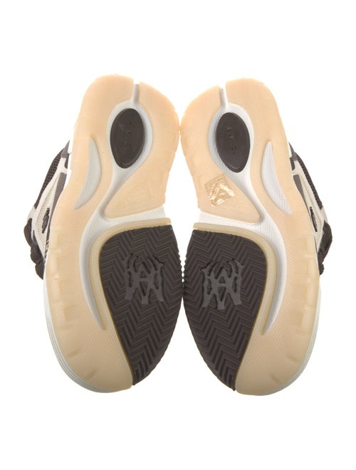 Amiri Leather Mesh Accents Wedge Sneakers