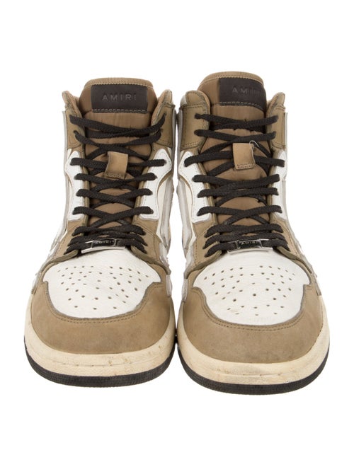 Amiri Leather Printed Sneakers