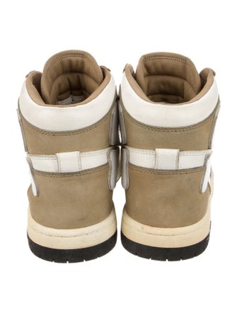 Amiri Leather Printed Sneakers