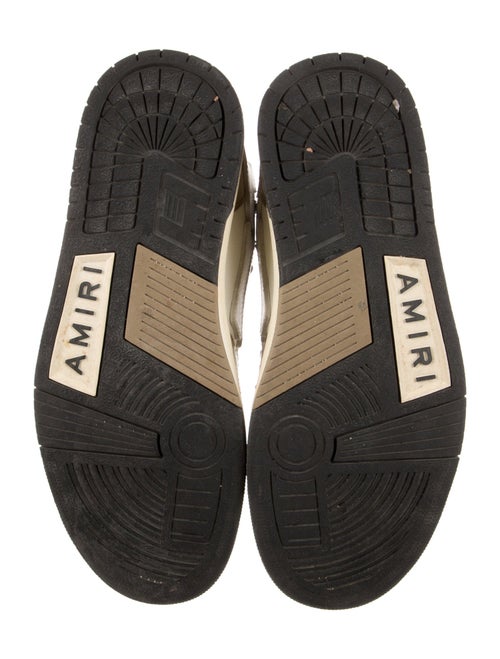 Amiri Leather Printed Sneakers