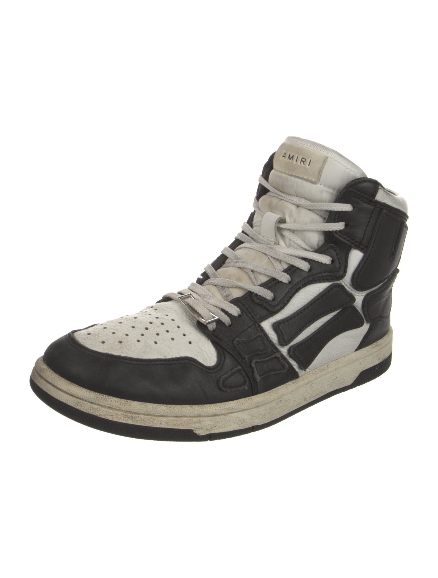 Amiri Leather Printed Sneakers