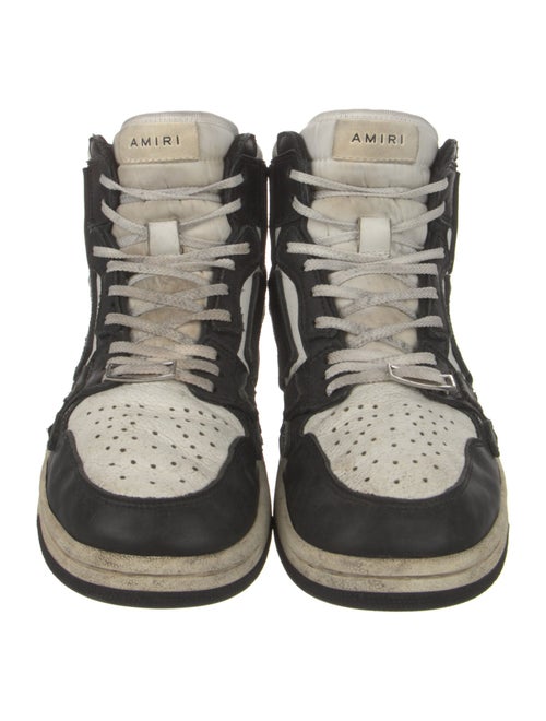 Amiri Leather Printed Sneakers