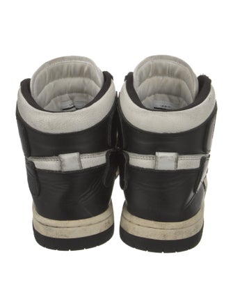 Amiri Leather Printed Sneakers